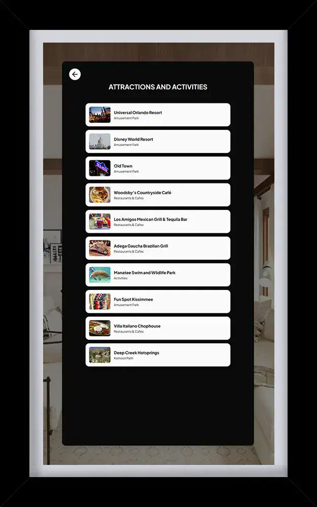 Local recommendations