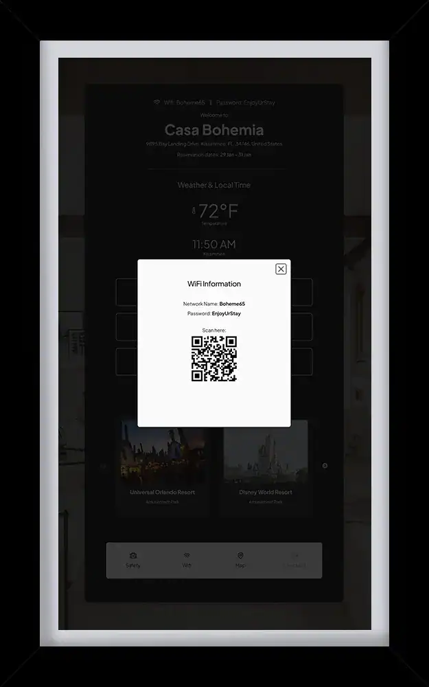 Wi-Fi QR code